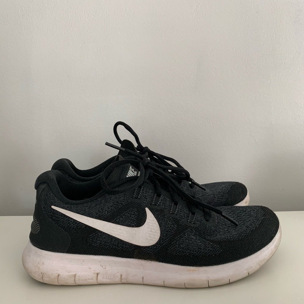 Nike Black and White Athletic Shoes